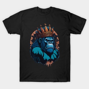 gorilla the king T-Shirt